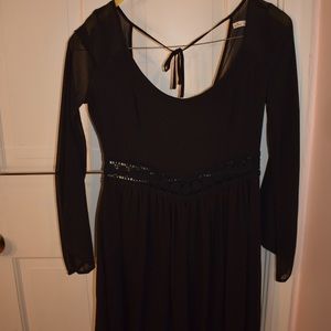 hollister black dress